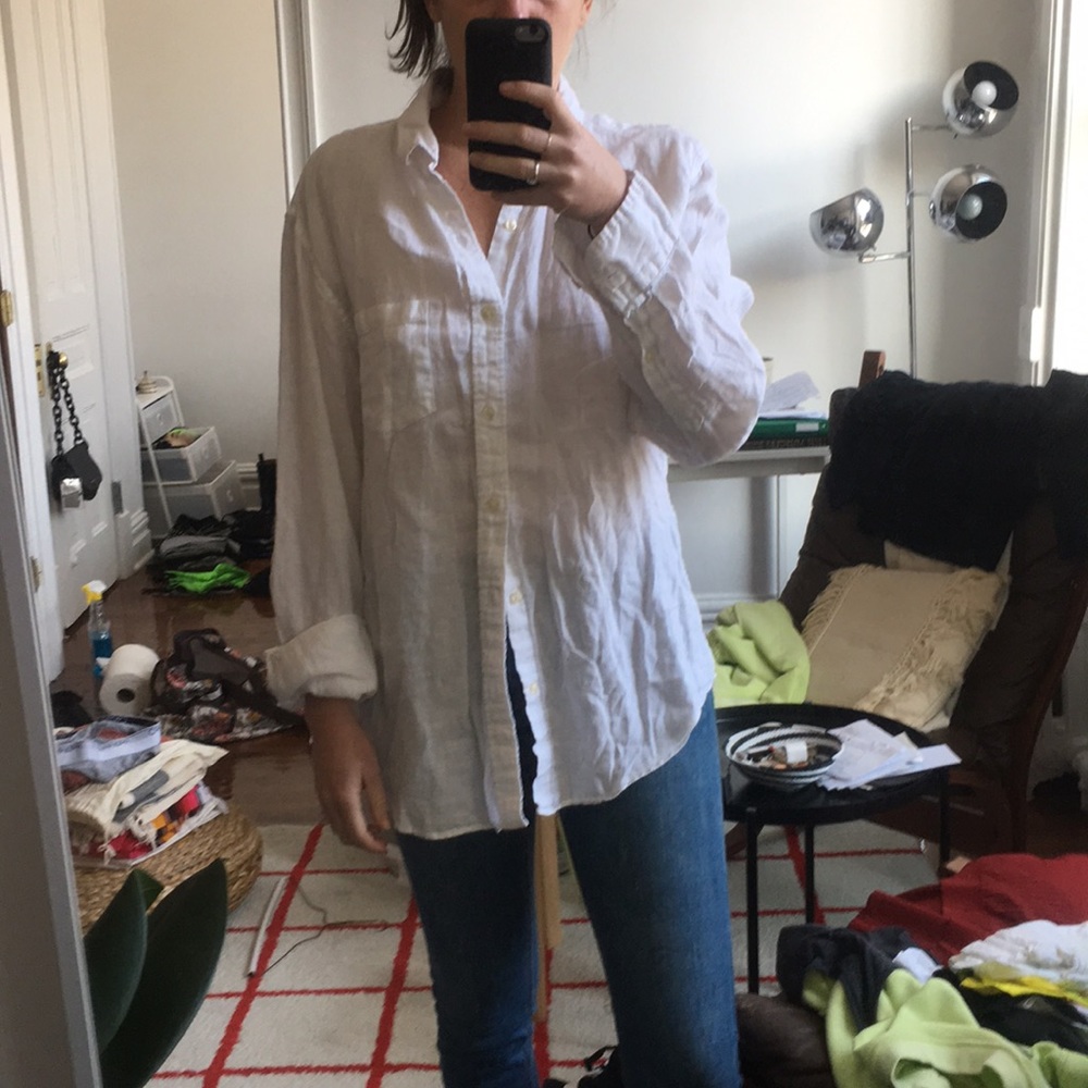 Linen men’s J Crew casual shirt